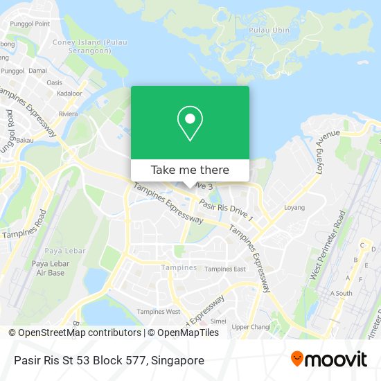 Pasir Ris St 53 Block 577 map