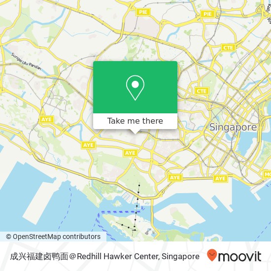 成兴福建卤鸭面＠Redhill Hawker Center地图