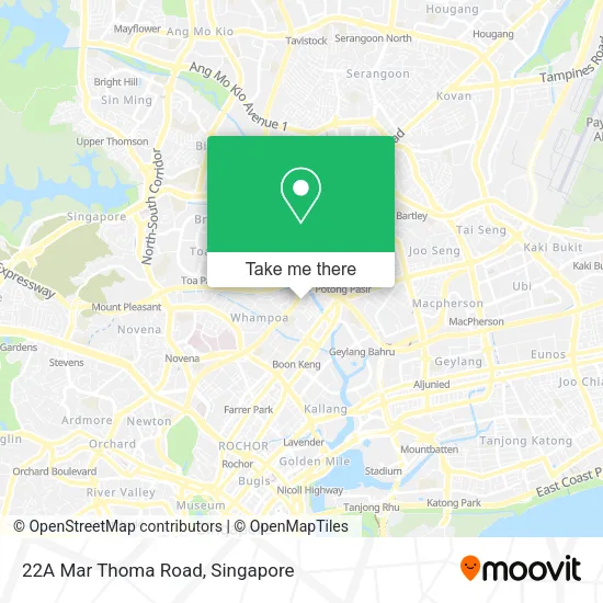 22A Mar Thoma Road map