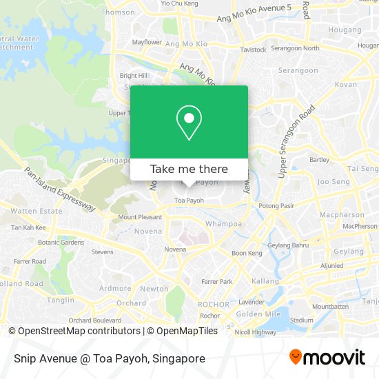 Snip Avenue @ Toa Payoh map