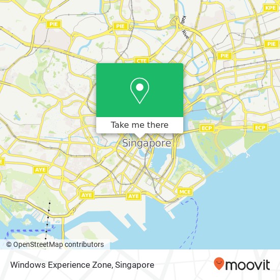 Windows Experience Zone地图