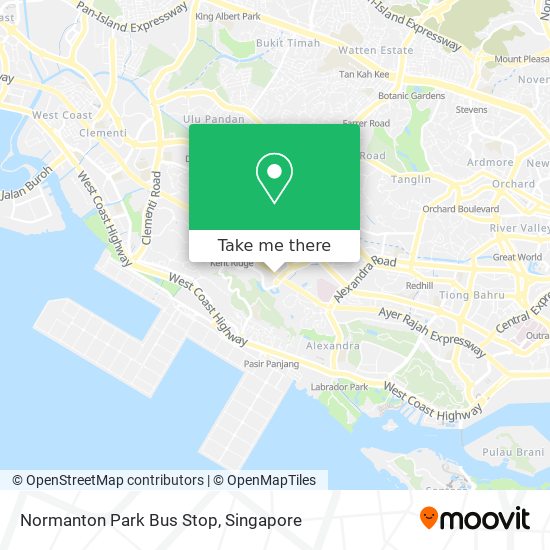 Normanton Park Bus Stop地图