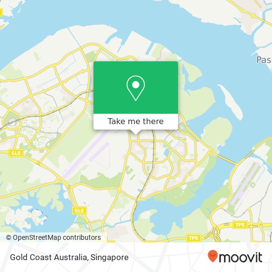 Gold Coast Australia map