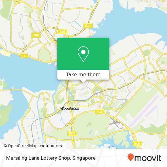 Marsiling Lane Lottery Shop地图