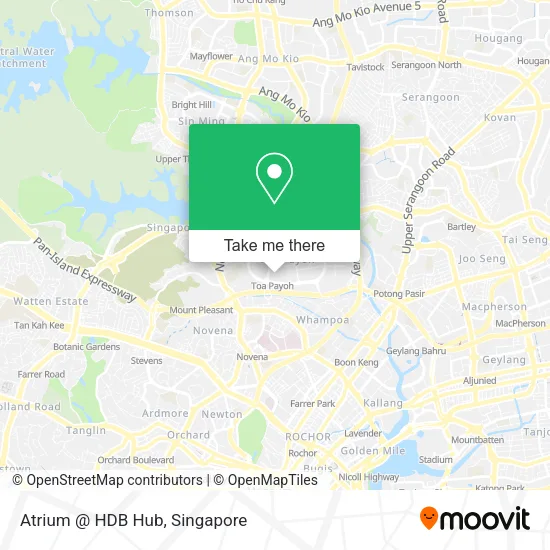 Atrium @ HDB Hub map