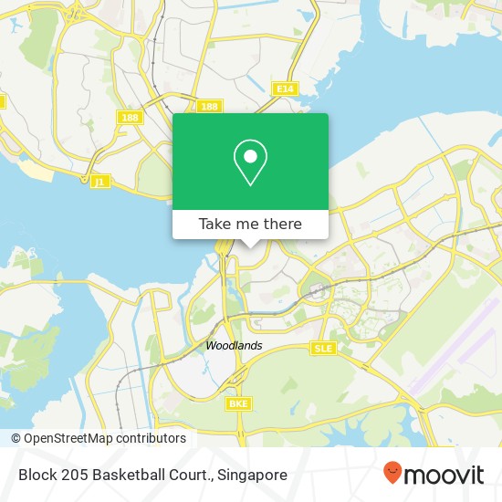 Block 205 Basketball Court. map