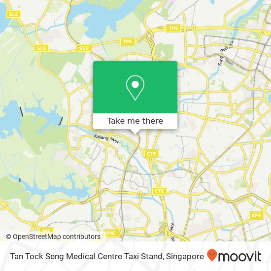 Tan Tock Seng Medical Centre Taxi Stand map