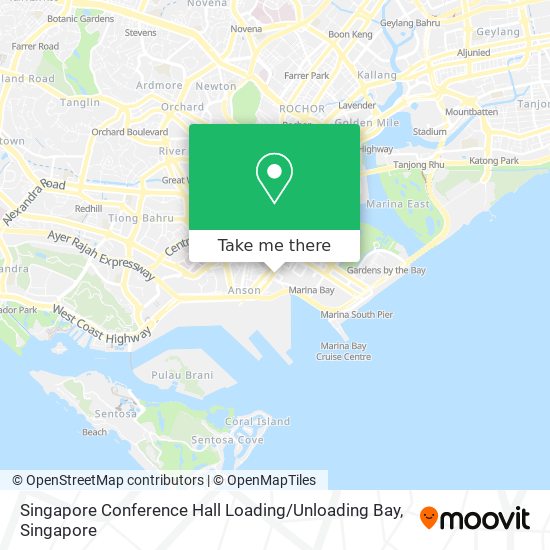 Singapore Conference Hall Loading / Unloading Bay map