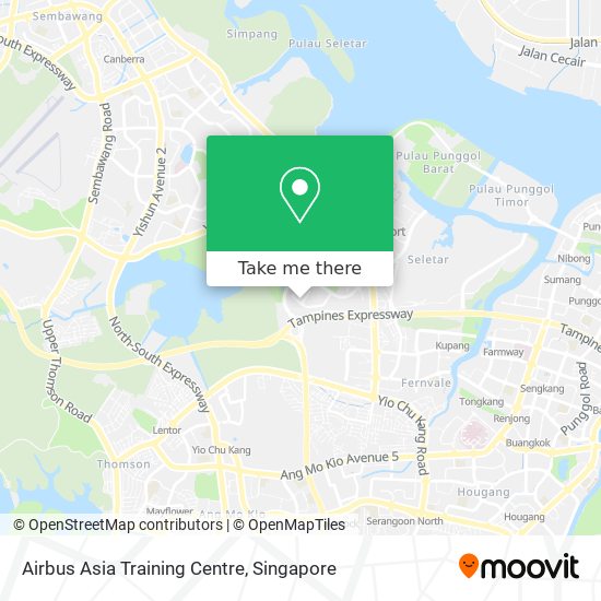 Airbus Asia Training Centre map
