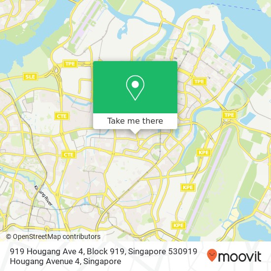 919 Hougang Ave 4, Block 919, Singapore 530919 Hougang Avenue 4地图