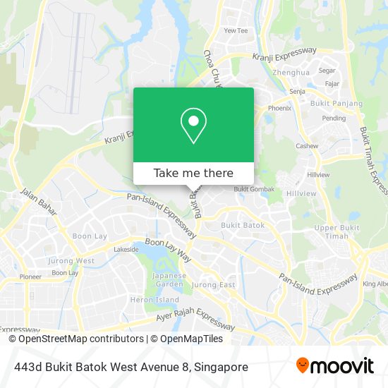 443d Bukit Batok West Avenue 8地图