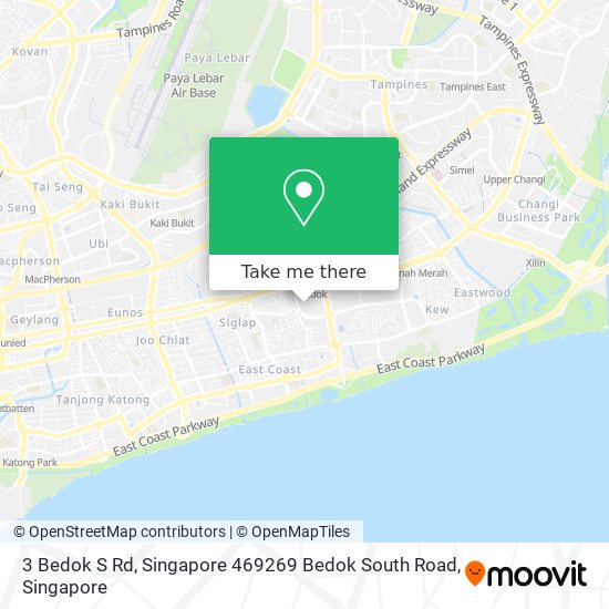 3 Bedok S Rd, Singapore 469269 Bedok South Road map