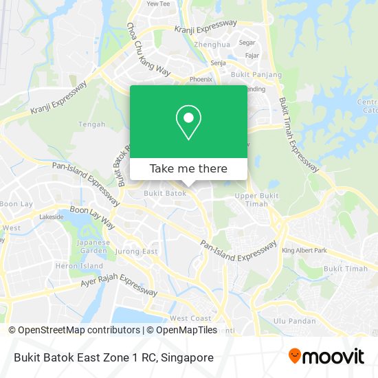 Bukit Batok East Zone 1 RC map