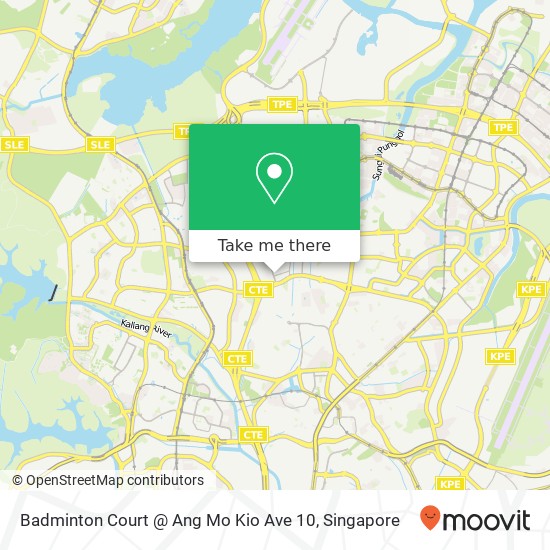 Badminton Court @ Ang Mo Kio Ave 10地图