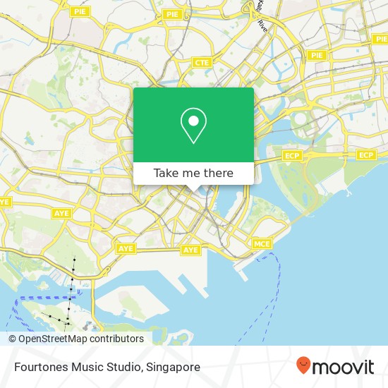 Fourtones Music Studio map