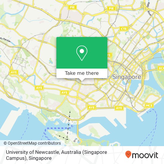 University of Newcastle, Australia (Singapore Campus) map
