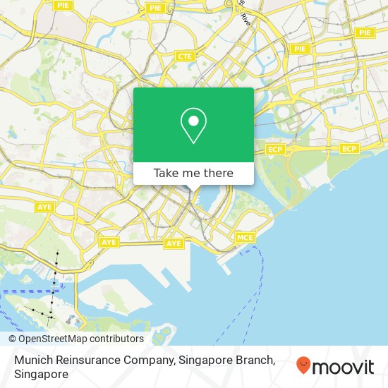 Munich Reinsurance Company, Singapore Branch map