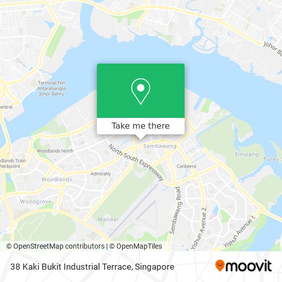 38 Kaki Bukit Industrial Terrace map
