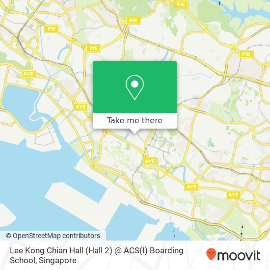 Lee Kong Chian Hall (Hall 2) @ ACS(I) Boarding School地图