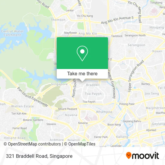 321 Braddell Road地图