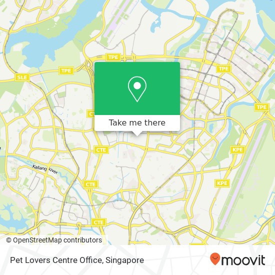 Pet Lovers Centre Office map