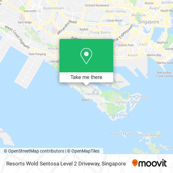 Resorts Wold Sentosa Level 2 Driveway map