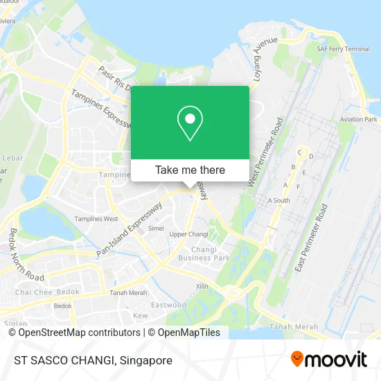 ST SASCO CHANGI map