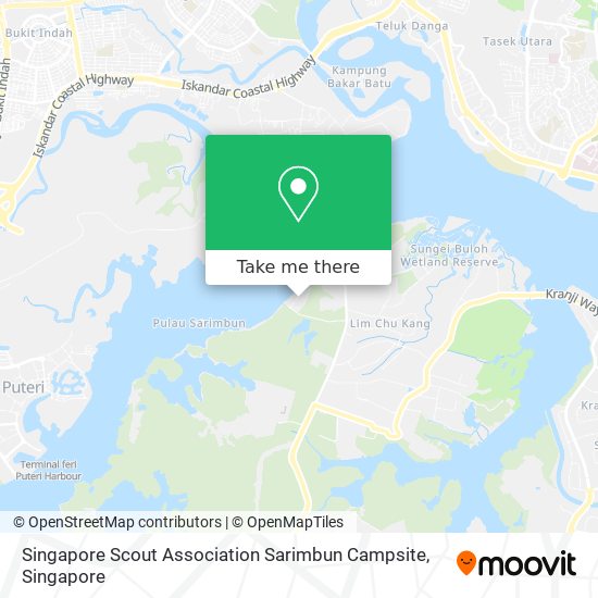 Singapore Scout Association Sarimbun Campsite map