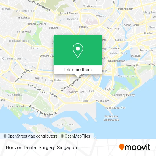 Horizon Dental Surgery map