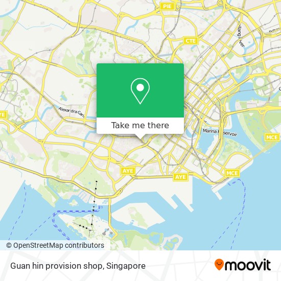 Guan hin provision shop map