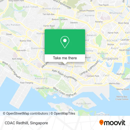 CDAC Redhill地图