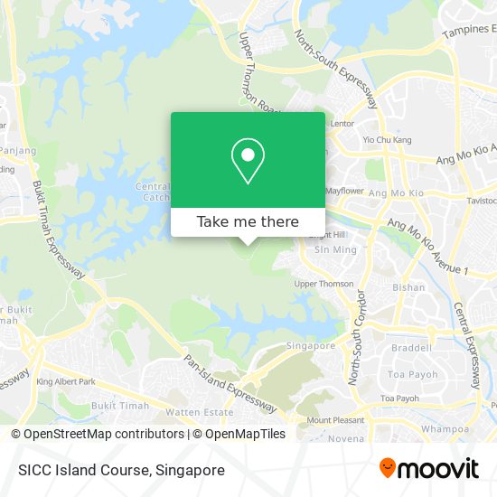 SICC Island Course map