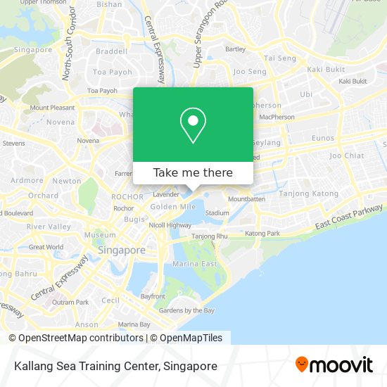 Kallang Sea Training Center map