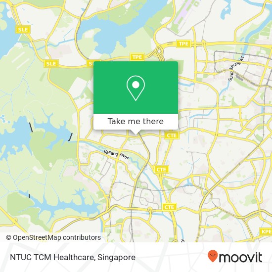 NTUC TCM Healthcare map