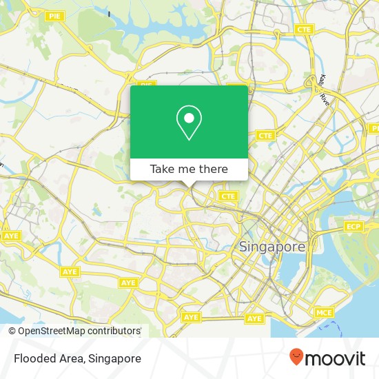 Flooded Area map