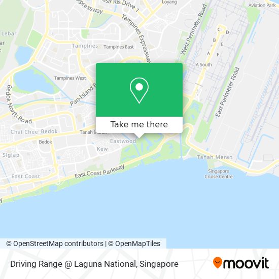 Driving Range @ Laguna National map