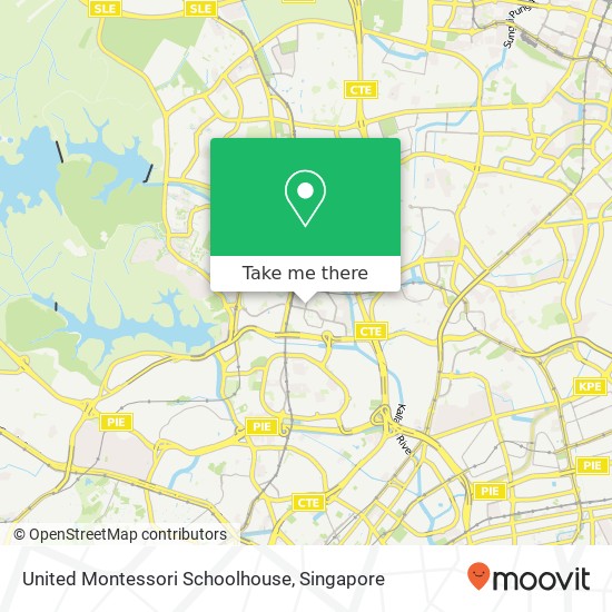 United Montessori Schoolhouse map