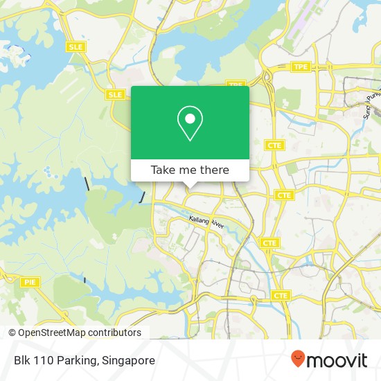 Blk 110 Parking map