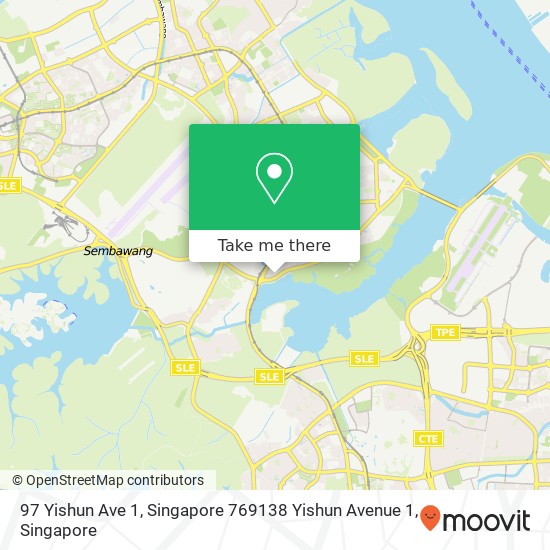 97 Yishun Ave 1, Singapore 769138 Yishun Avenue 1 map