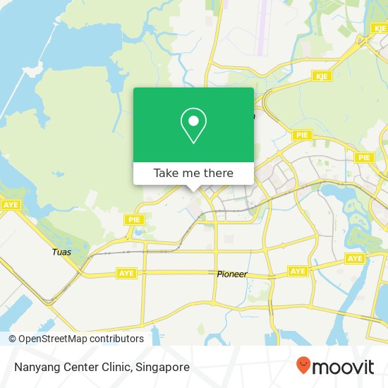 Nanyang Center Clinic map