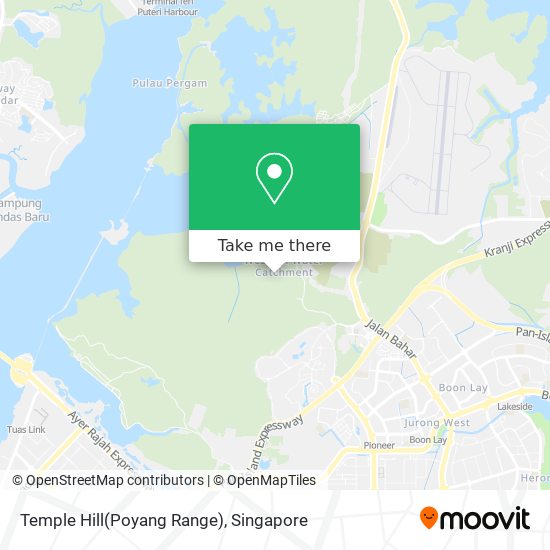 Temple Hill(Poyang Range) map