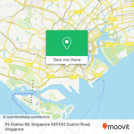 99 Duxton Rd, Singapore 089543 Duxton Road地图