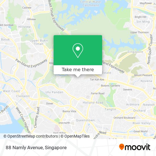 88 Namly Avenue map