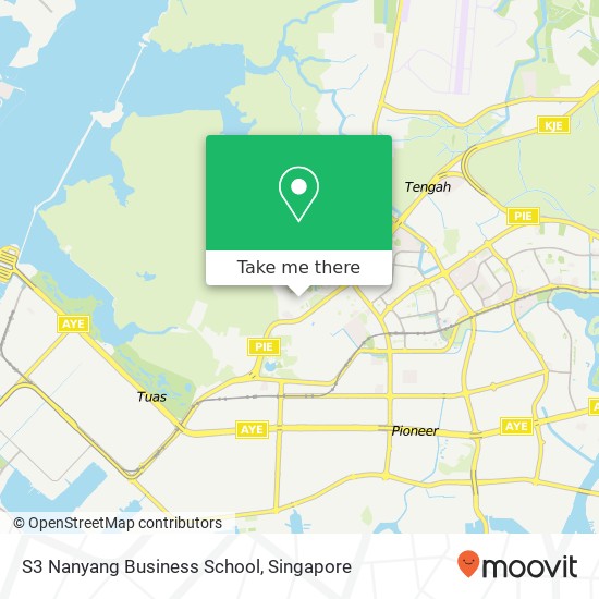 S3 Nanyang Business School map