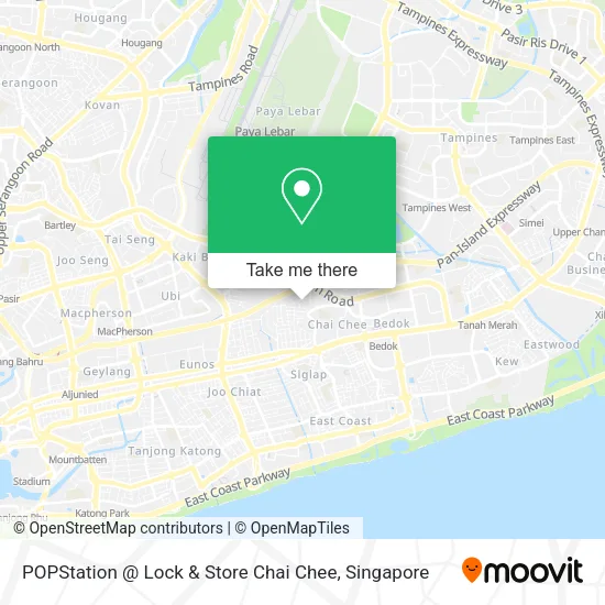 POPStation @ Lock & Store Chai Chee地图
