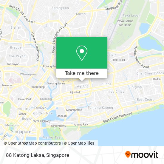 88 Katong Laksa map