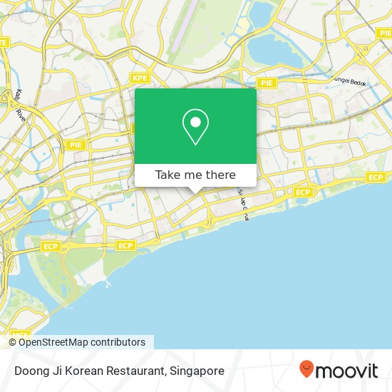 Doong Ji Korean Restaurant地图