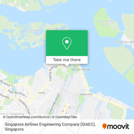 Singapore Airlines Engineering Company (SIAEC) map