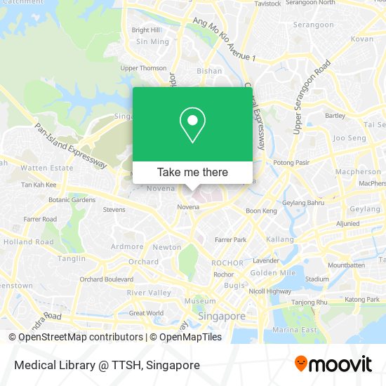 Medical Library @ TTSH map