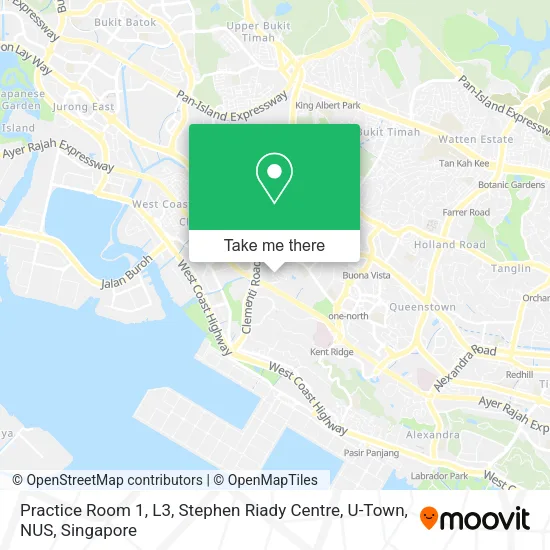 Practice Room 1, L3, Stephen Riady Centre, U-Town, NUS地图